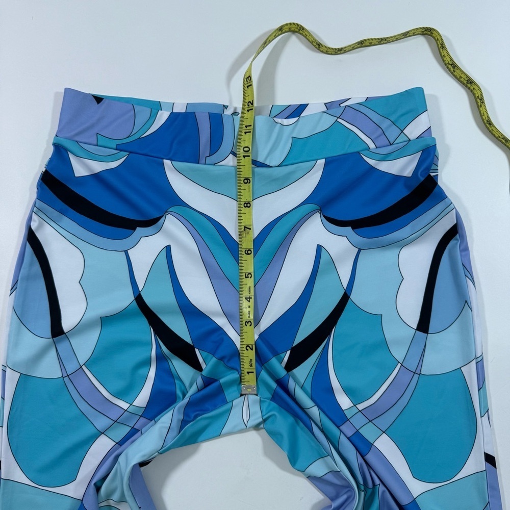 Boston Proper Ocean Abstract Border Print Palazzo Pant - Picture 8 of 9